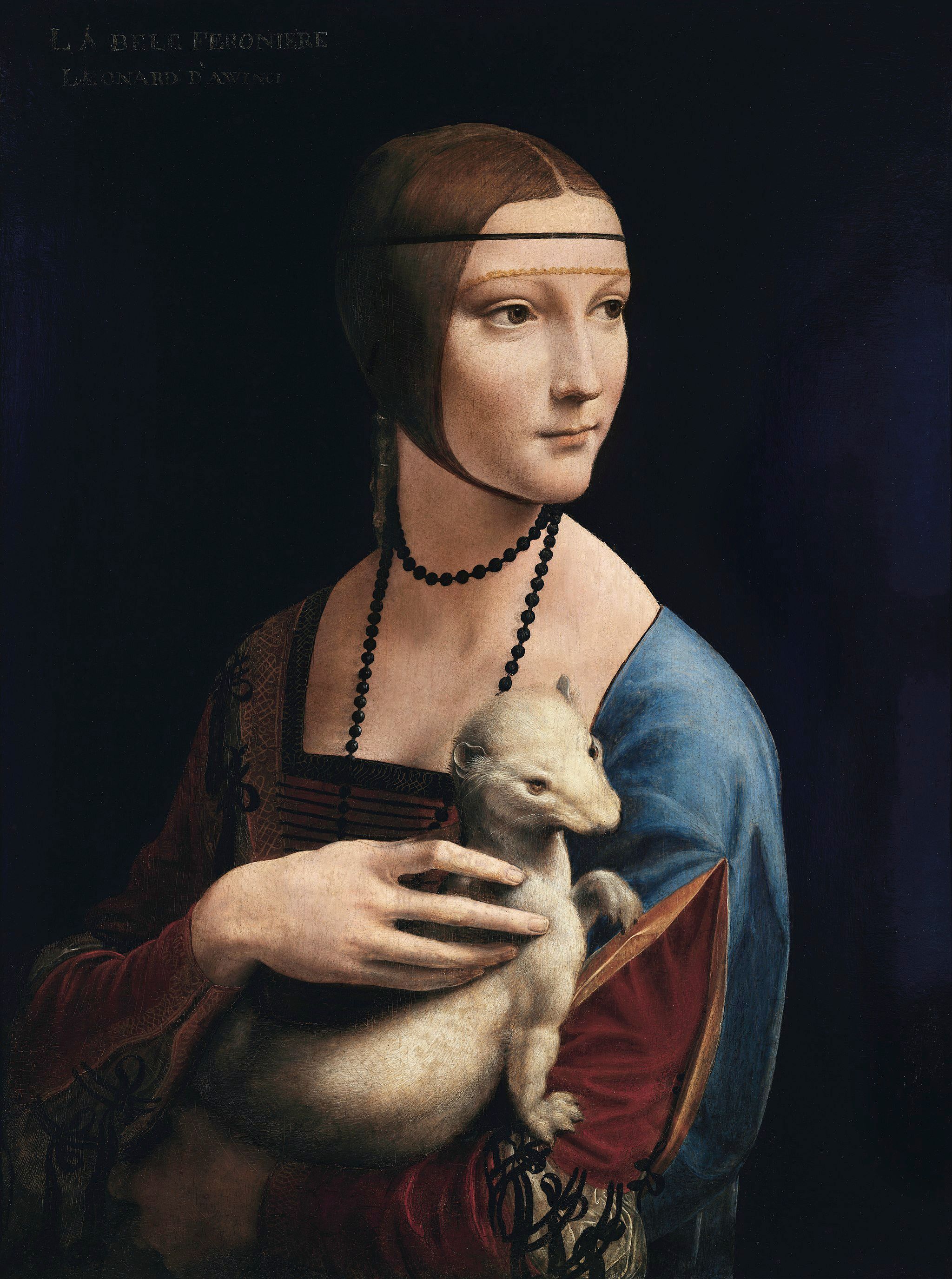 Tranh canvas Cô gái Lady With An Ermine