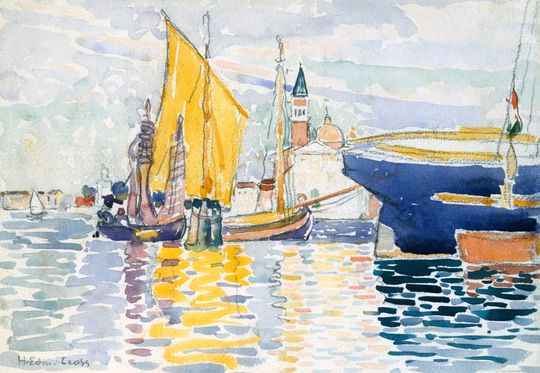 Tranh canvas phong cảnh biển đảo ở Venice