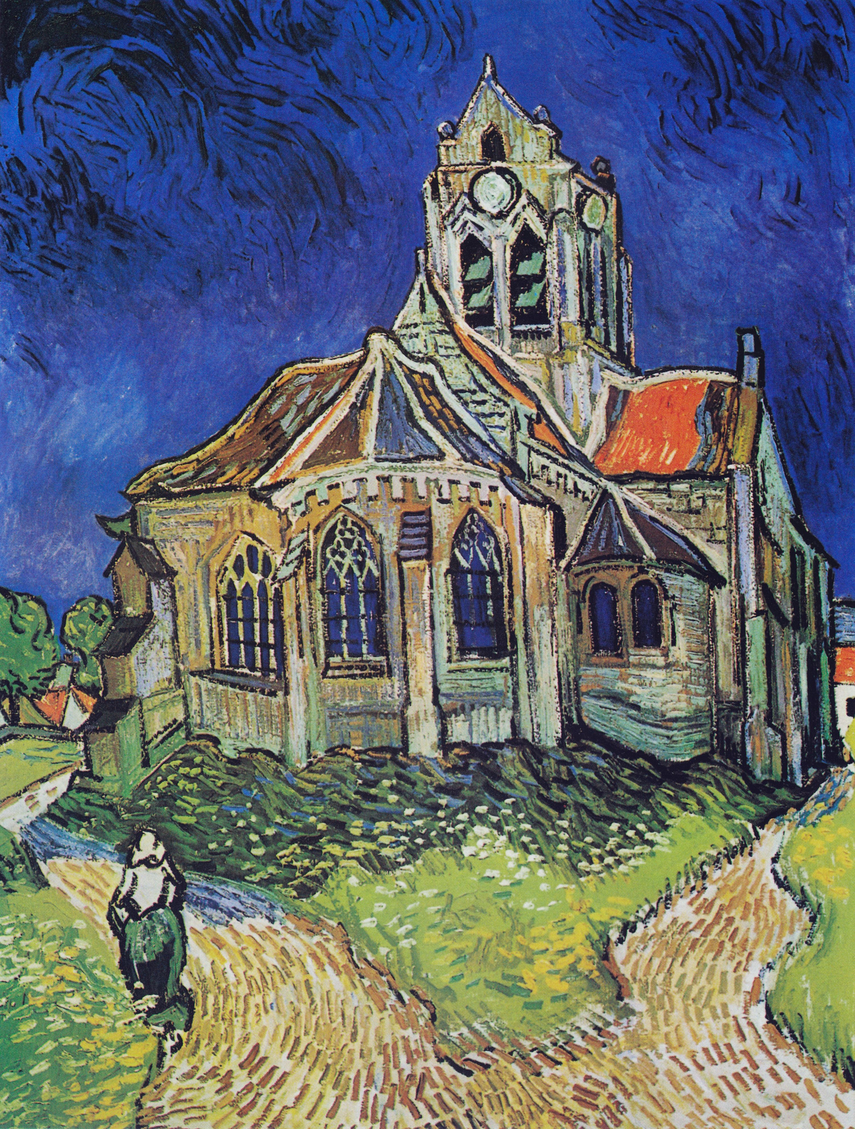 Tranh canvas Ấn tượng Nhà thờ ở Auvers