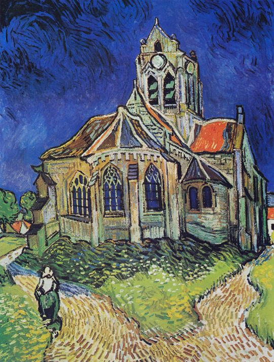 Tranh canvas Ấn tượng Nhà thờ ở Auvers