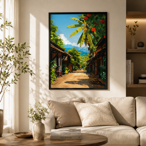 Tranh-Phong-Canh-Lang-Que