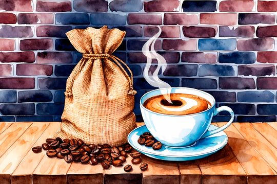 Tranh canvas trang trí quán cafe vị ban mê 2