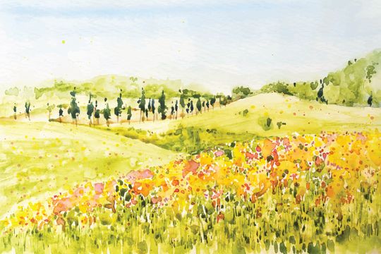 Tranh canvas thiên nhiên thanh bình