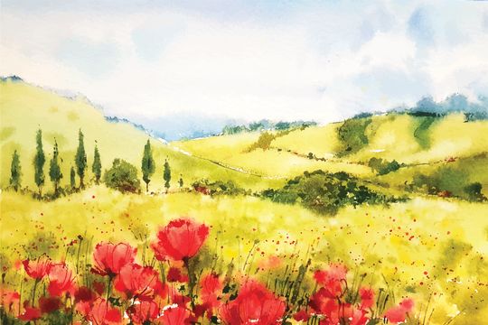 Tranh canvas thiên nhiên tươi đẹp
