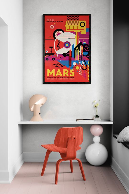 Tranh Canvas Poster Nasa Khám Phá Sao Hỏa