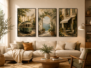 Tranh phong cách vintage: Vẻ đẹp hoài niệm cho không gian sống