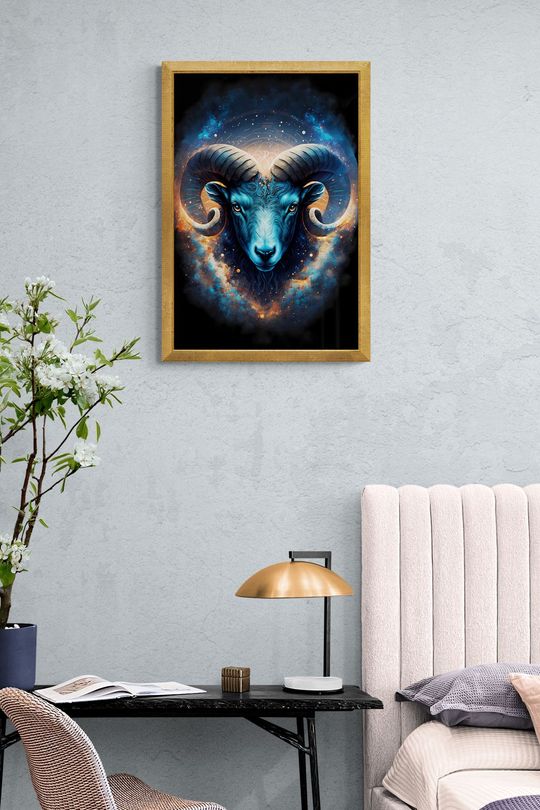 Tranh Canvas Hoàng Đạo Cung Bạch Dương