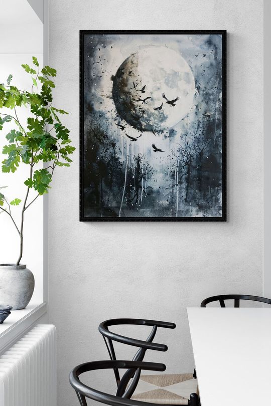  Tranh canvas thiên nhiên dưới bóng đêm