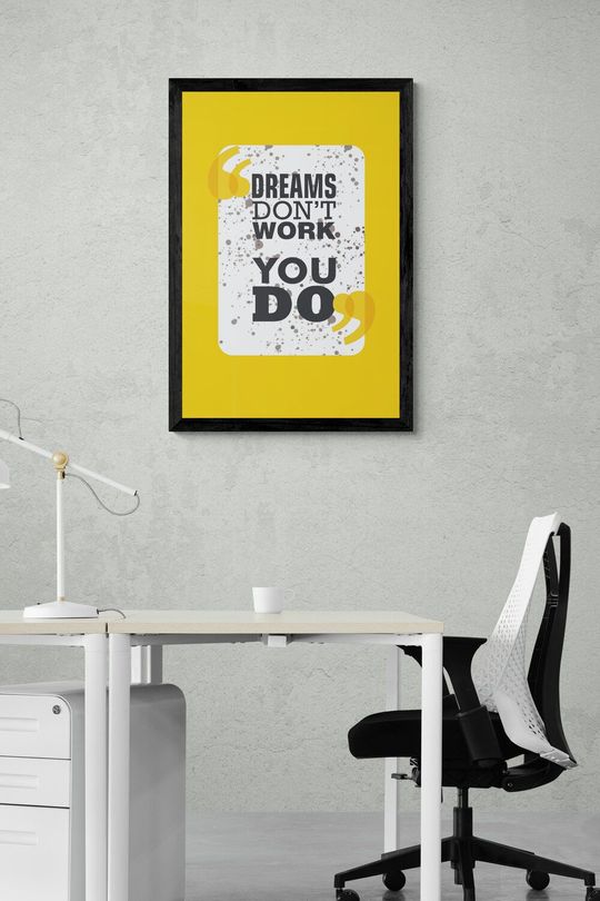 Tranh canvas động lực Hiện thực hóa giấc mơ