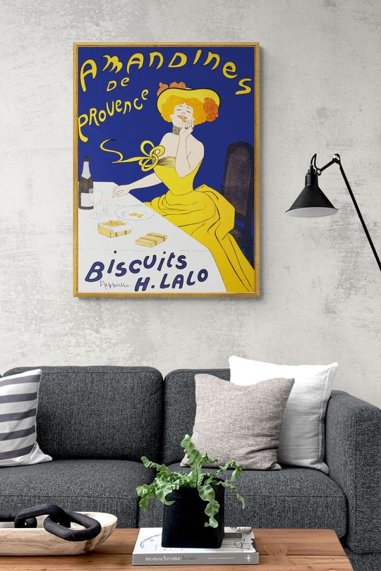 Tranh canvas Poster Quảng Cáo Bánh Quy Hạnh Nhân