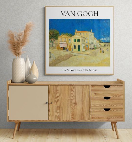 Tranh canvas Van Gogh The Yellow House