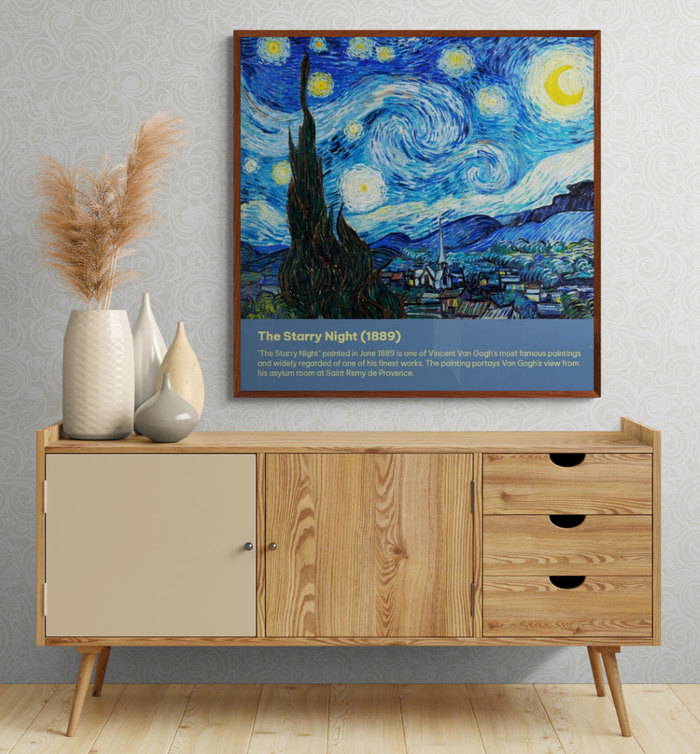 Tranh canvas Van Gogh The Starry Night