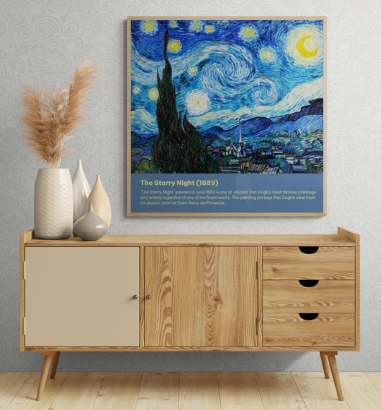 Tranh canvas Van Gogh The Starry Night