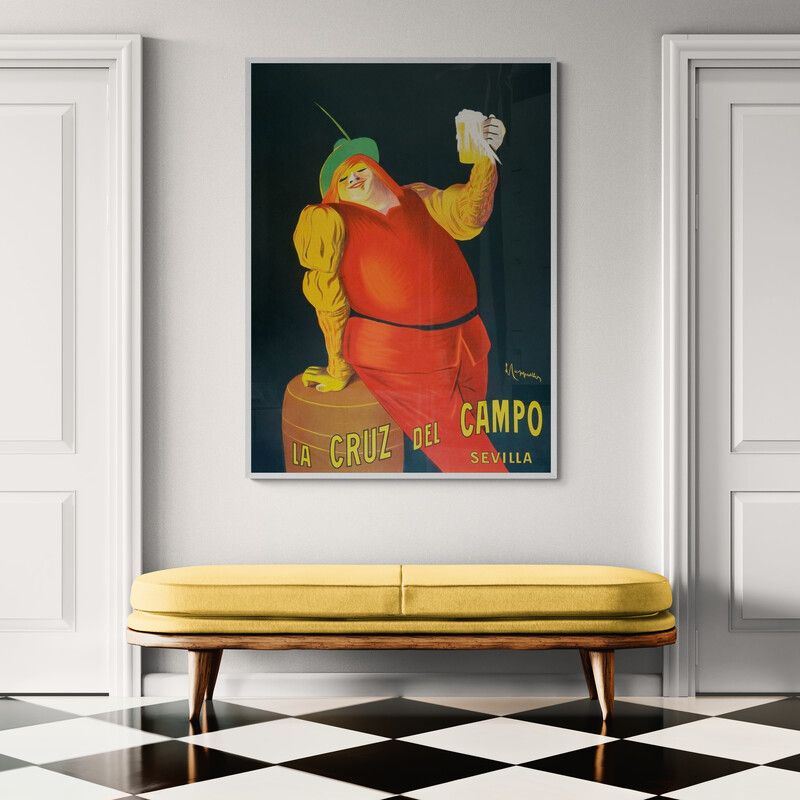 Tranh canvas La Cruz del Campo beers (1906) by Leonetto Cappiello.