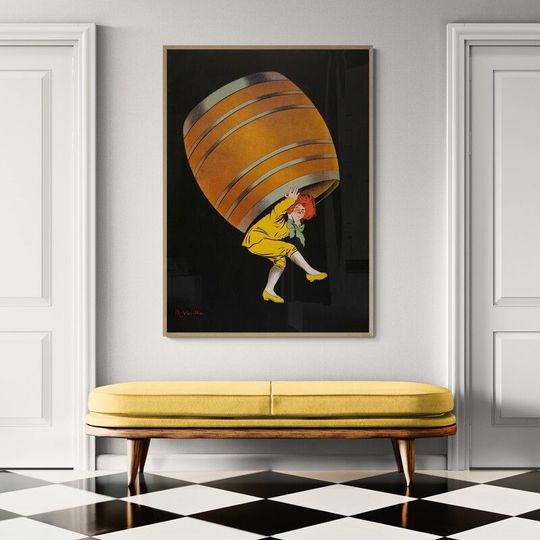 Tranh canvas Cognac Pellisson (1907) by Leonetto Cappiello