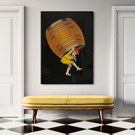 Tranh canvas Cognac Pellisson (1907) by Leonetto Cappiello