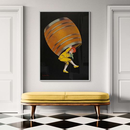 Tranh canvas Cognac Pellisson (1907) by Leonetto Cappiello