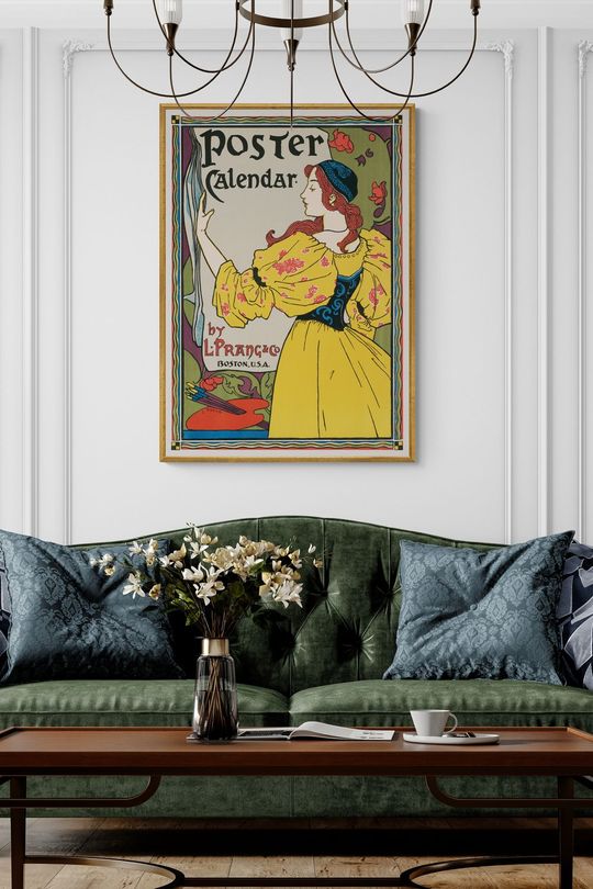 Tranh canvas Poster Calendar