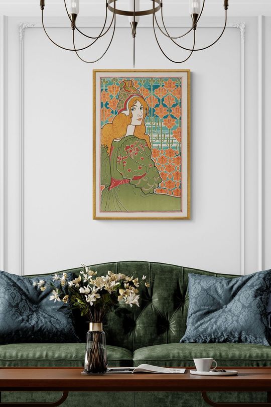 Tranh canvas Thiếu Nữ L'Estampe Moderne