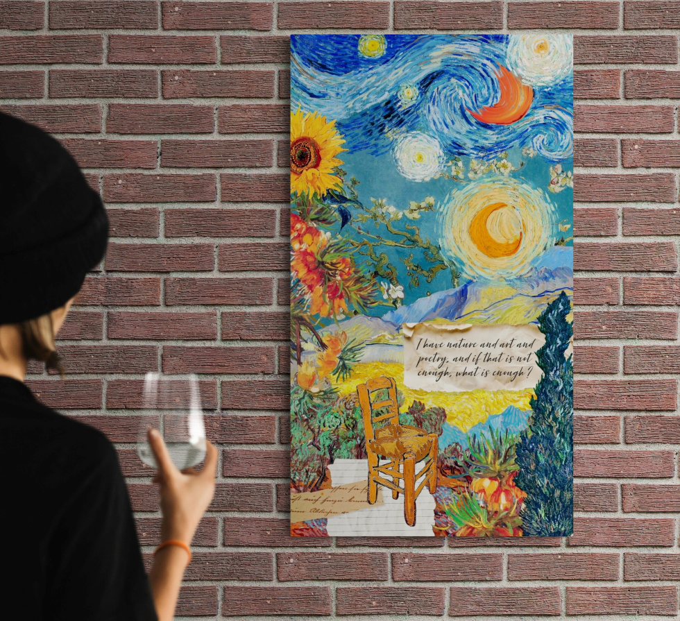 Tranh canvas Van Gogh Elements