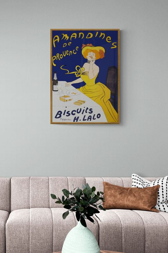 Tranh canvas Poster Quảng Cáo Bánh Quy Hạnh Nhân