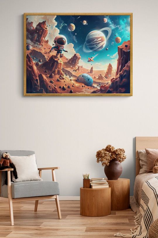 Tranh canvas vũ trụ vô tận 3