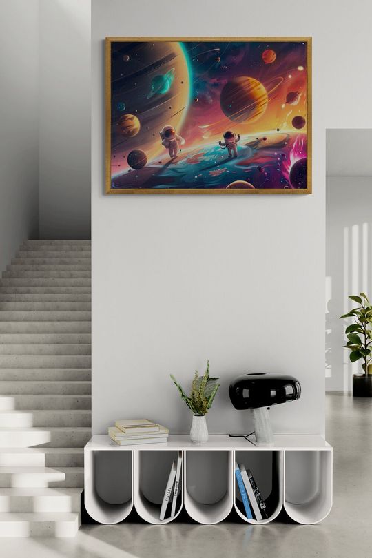 Tranh canvas vũ trụ vô tận