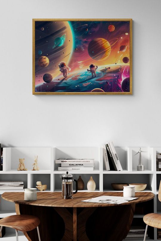 Tranh canvas vũ trụ vô tận