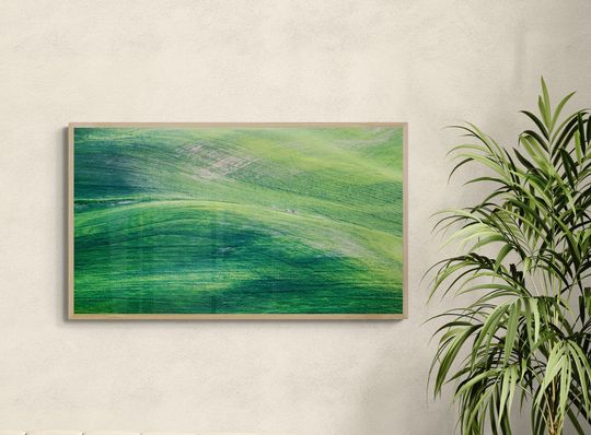 Tranh canvas phong cảnh Cánh Đồng Nắng Nhạt