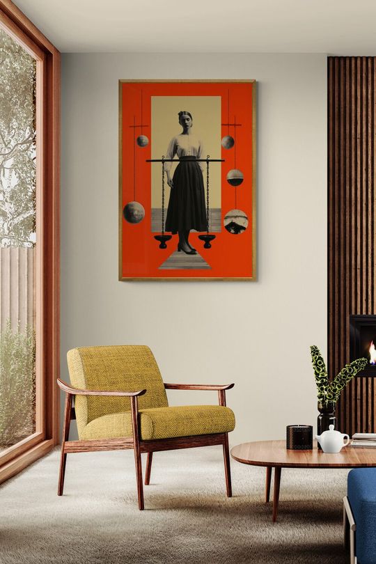 Tranh canvas thiếu nữ cổ điển