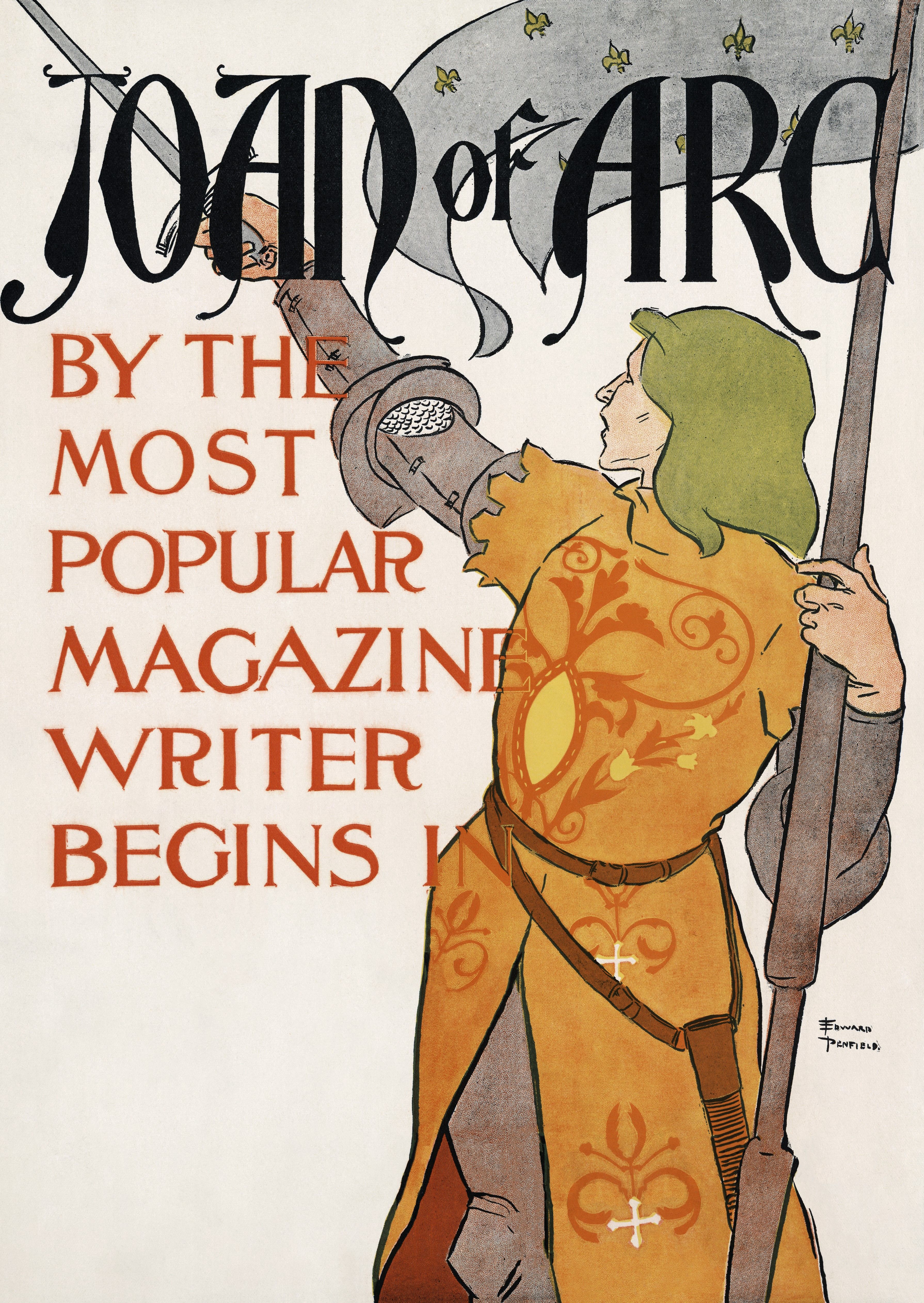 Tranh canvas Poster Joan of Arc 