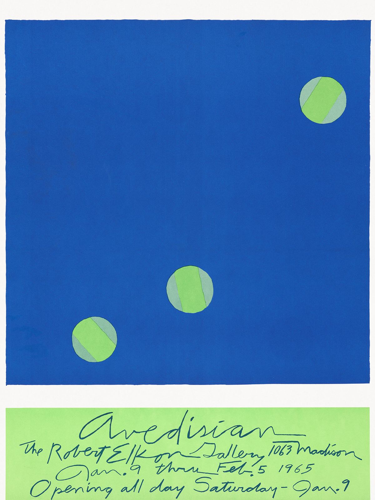 Tranh canvas poster Avedisian 1965