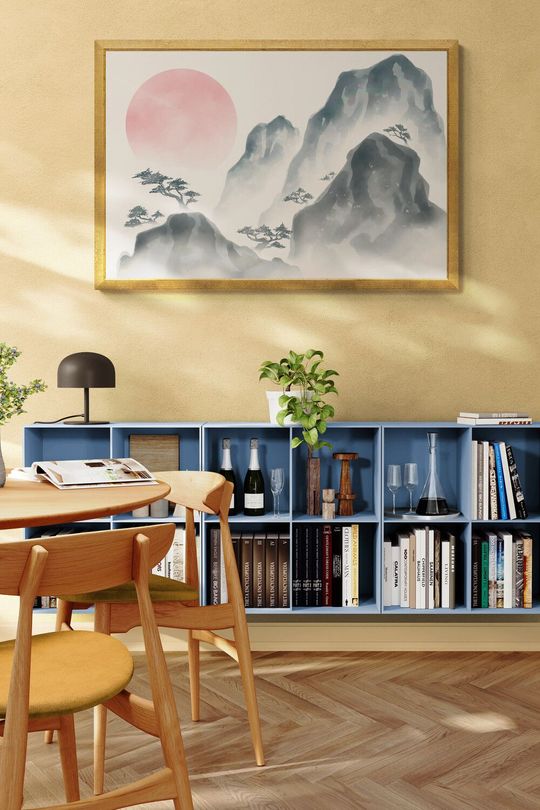 Tranh canvas phong cảnh núi rừng 1