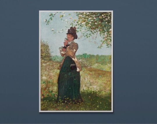 Tranh canvas The Yellow Jacket (1879) by Winslow Homer