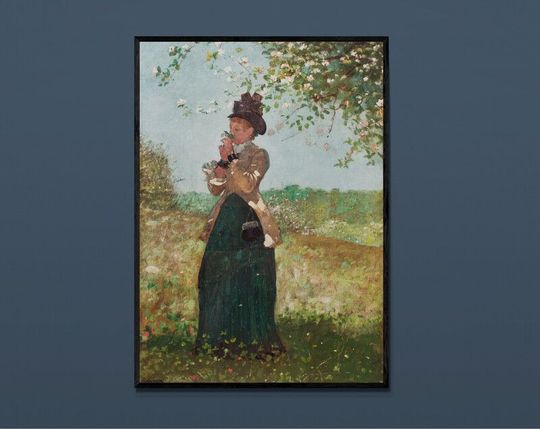 Tranh canvas The Yellow Jacket (1879) by Winslow Homer