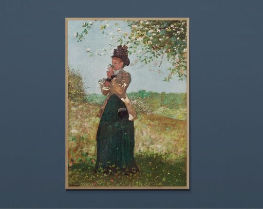 Tranh canvas The Yellow Jacket (1879) by Winslow Homer