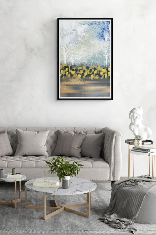 Tranh canvas Trừu tượng Cánh rừng