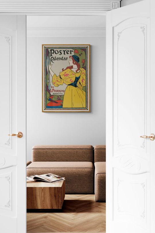 Tranh canvas Poster Calendar