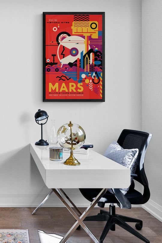 Tranh Canvas Poster Nasa Khám Phá Sao Hỏa