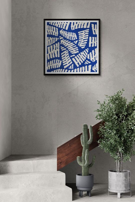 Tranh Canvas Trừu Tượng Vũ Điệu Của Lá
