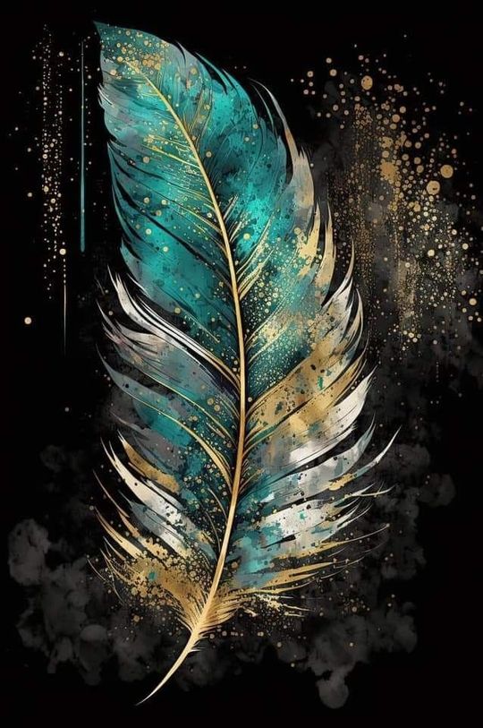 Tranh Canvas Lông Vũ Ánh Kim