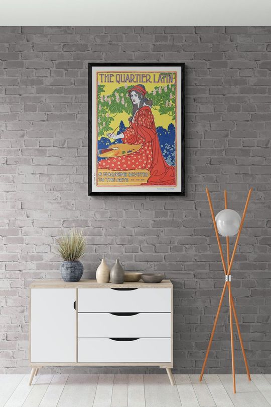 Tranh canvas Poster Tạp chí nghệ thuật