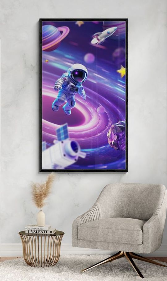 Tranh canvas vũ trụ Khám phá không gian