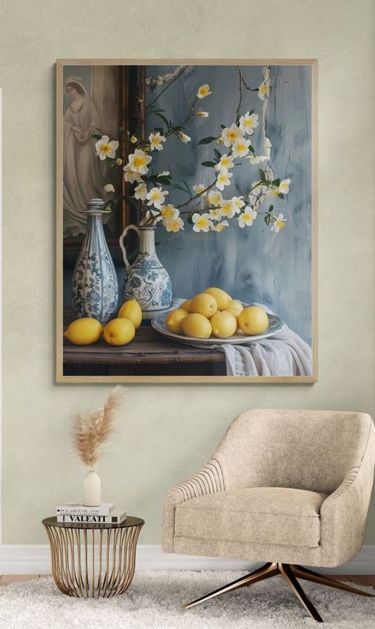 Tranh Canvas Tĩnh Vật Hoa