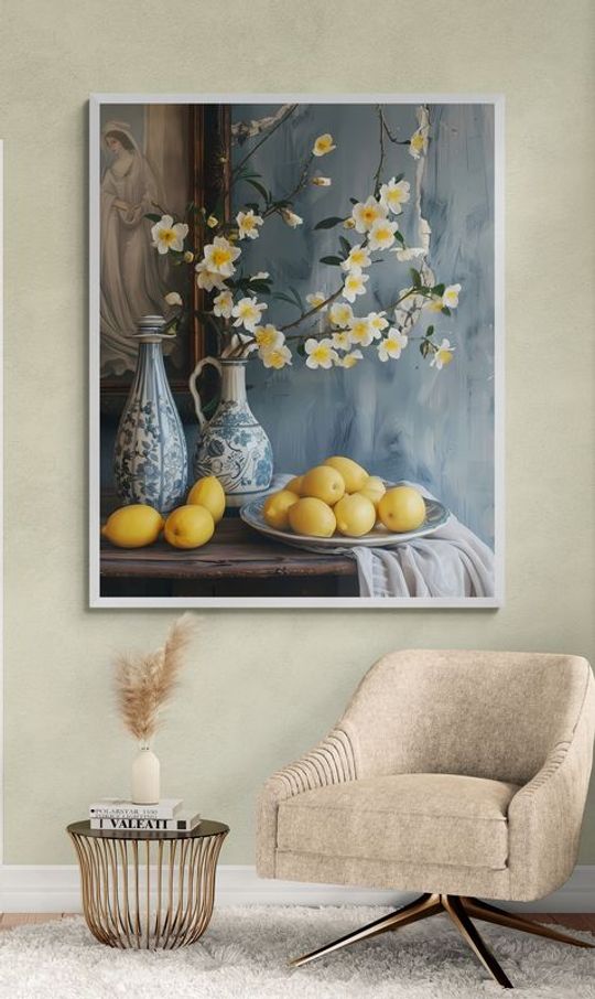 Tranh Canvas Tĩnh Vật Hoa