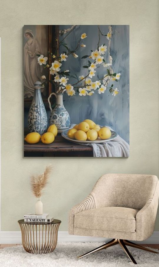 Tranh Canvas Tĩnh Vật Hoa