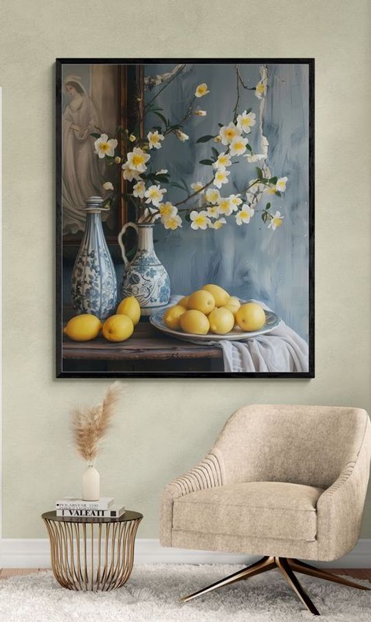 Tranh Canvas Tĩnh Vật Hoa