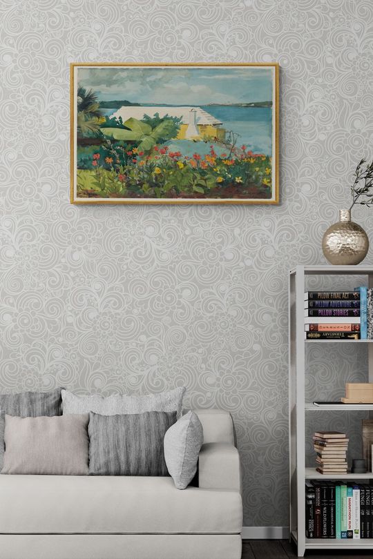 Tranh canvas phong cảnh thiên nhiên bên bờ biển