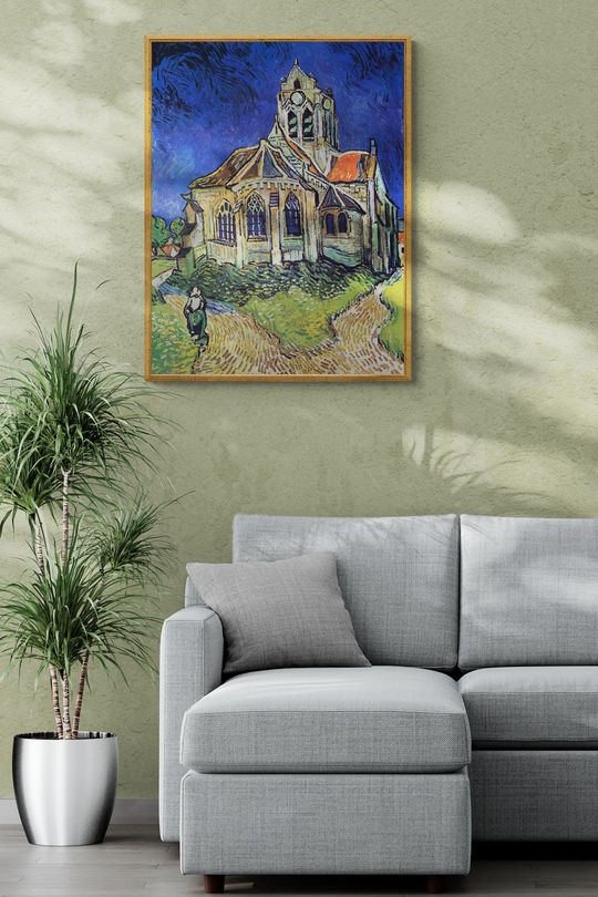 Tranh canvas Ấn tượng Nhà thờ ở Auvers