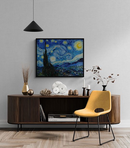 Tranh Canvas Danh Họa The Starry Night